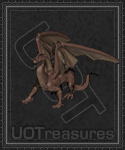An ultima online A Greater Dragon - Grey