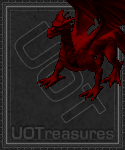 An ultima online Juvenile Umbrascale - Unnamed Dark Red (#2749) - Wrestling 120